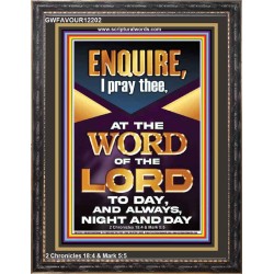 MEDITATE THE WORD OF THE LORD DAY AND NIGHT  Contemporary Christian Wall Art Portrait  GWFAVOUR12202  