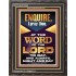 MEDITATE THE WORD OF THE LORD DAY AND NIGHT  Contemporary Christian Wall Art Portrait  GWFAVOUR12202  "33x45"
