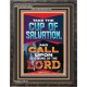 TAKE THE CUP OF SALVATION AND CALL UPON THE NAME OF THE LORD  Scripture Art Portrait  GWFAVOUR12203  