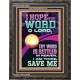 I HOPE IN THY WORD O LORD  Scriptural Portrait Portrait  GWFAVOUR12207  