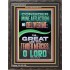 GREAT ARE THY TENDER MERCIES O LORD  Unique Scriptural Picture  GWFAVOUR12218  "33x45"