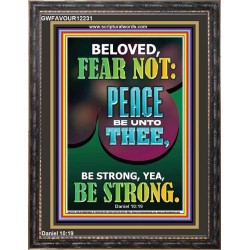 BELOVED FEAR NOT PEACE BE UNTO THEE  Unique Power Bible Portrait  GWFAVOUR12231  "33x45"