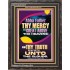 ABBA FATHER THY MERCY IS GREAT ABOVE THE HEAVENS  Scripture Art  GWFAVOUR12272  "33x45"