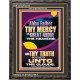 ABBA FATHER THY MERCY IS GREAT ABOVE THE HEAVENS  Scripture Art  GWFAVOUR12272  