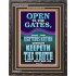 OPEN YE THE GATES  Scriptural Décor  GWFAVOUR12287  "33x45"