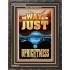 THE WAY OF THE JUST IS UPRIGHTNESS  Scriptural Décor  GWFAVOUR12288  "33x45"