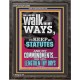 WALK IN MY WAYS AND KEEP MY COMMANDMENTS  Wall & Art Décor  GWFAVOUR12296  