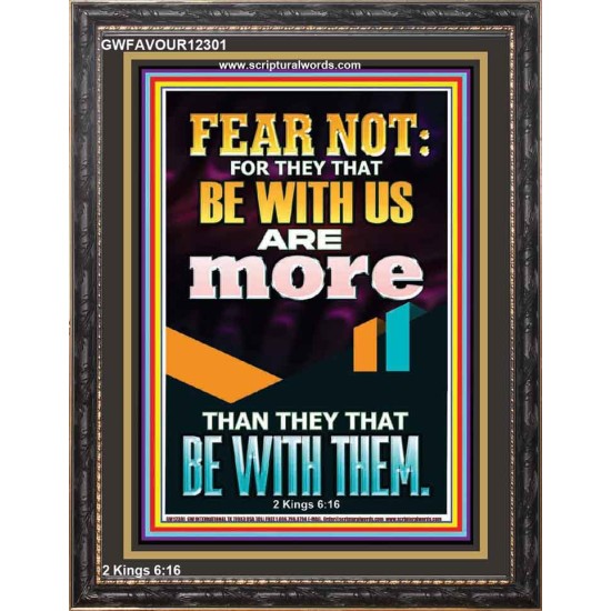 THEY THAT BE WITH US ARE MORE THAN THEM  Modern Wall Art  GWFAVOUR12301  