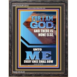 UNTO ME EVERY KNEE SHALL BOW  Custom Wall Scriptural Art  GWFAVOUR12312  "33x45"