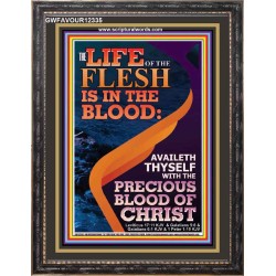 AVAILETH THYSELF WITH THE PRECIOUS BLOOD OF CHRIST  Custom Art and Wall Décor  GWFAVOUR12335  "33x45"