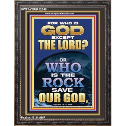 WHO IS THE ROCK SAVE OUR GOD  Art & Décor Portrait  GWFAVOUR12348  "33x45"