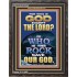 WHO IS THE ROCK SAVE OUR GOD  Art & Décor Portrait  GWFAVOUR12348  "33x45"