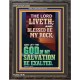 BLESSED BE MY ROCK GOD OF MY SALVATION  Bible Verse for Home Portrait  GWFAVOUR12353  