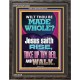 RISE TAKE UP THY BED AND WALK  Bible Verse Portrait Art  GWFAVOUR12383  