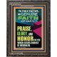 GENUINE FAITH WILL RESULT IN PRAISE GLORY AND HONOR FOR YOU  Unique Power Bible Portrait  GWFAVOUR12427  