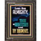 LORD GOD ALMIGHTY TRUE AND RIGHTEOUS ARE THY JUDGMENTS  Ultimate Inspirational Wall Art Portrait  GWFAVOUR12661  