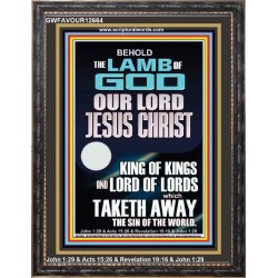 THE LAMB OF GOD OUR LORD JESUS CHRIST WHICH TAKETH AWAY THE SIN OF THE WORLD  Ultimate Power Portrait  GWFAVOUR12664  "33x45"