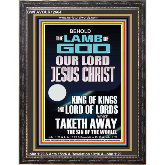 THE LAMB OF GOD OUR LORD JESUS CHRIST WHICH TAKETH AWAY THE SIN OF THE WORLD  Ultimate Power Portrait  GWFAVOUR12664  