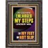 MY GOD HAVE ENLARGED MY STEPS UNDER ME THAT MY FEET DID NOT SLIP  Bible Verse Art Prints  GWFAVOUR12998  "33x45"