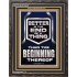 BETTER IS THE END OF A THING THAN THE BEGINNING THEREOF  Scriptural Portrait Signs  GWFAVOUR13019  "33x45"