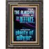 THE ALMIGHTY SHALL BE THY DEFENCE AND THOU SHALT HAVE PLENTY OF SILVER  Christian Quote Portrait  GWFAVOUR13027  "33x45"