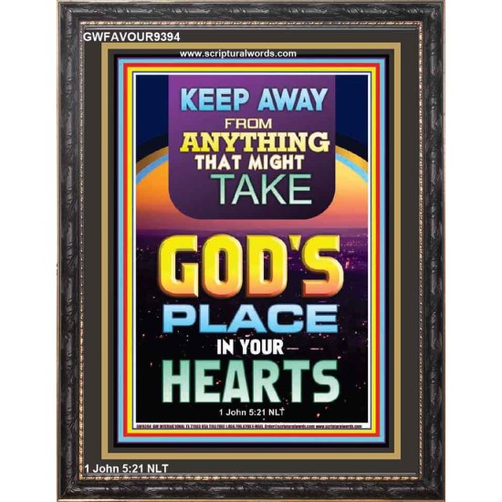 KEEP YOURSELVES FROM IDOLS  Sanctuary Wall Portrait  GWFAVOUR9394  