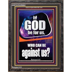 GOD IS FOR US AND WE SHALL NOT FEAR  Church Portrait  GWFAVOUR9861  "33x45"