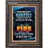FIRE SHALL TRY EVERY MAN'S WORK  Ultimate Inspirational Wall Art Portrait  GWFAVOUR9990  "33x45"