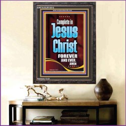 COMPLETE IN JESUS CHRIST FOREVER  Children Room Portrait  GWFAVOUR10015  "33x45"