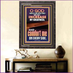 O GOD INCREASE MY GREATNESS  Church Portrait  GWFAVOUR10023  "33x45"
