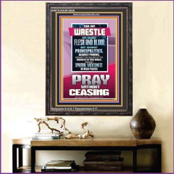 POWER AGAINST SPIRITUAL WICKEDNESS IN HIGH PLACES  Unique Power Bible Portrait  GWFAVOUR10028  "33x45"