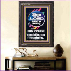 SING UNTO THE LORD A NEW SONG  Biblical Art & Décor Picture  GWFAVOUR10056  "33x45"