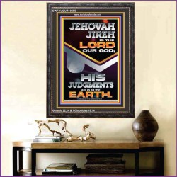 JEHOVAH JIREH IS THE LORD OUR GOD  Contemporary Christian Wall Art Portrait  GWFAVOUR10695  "33x45"