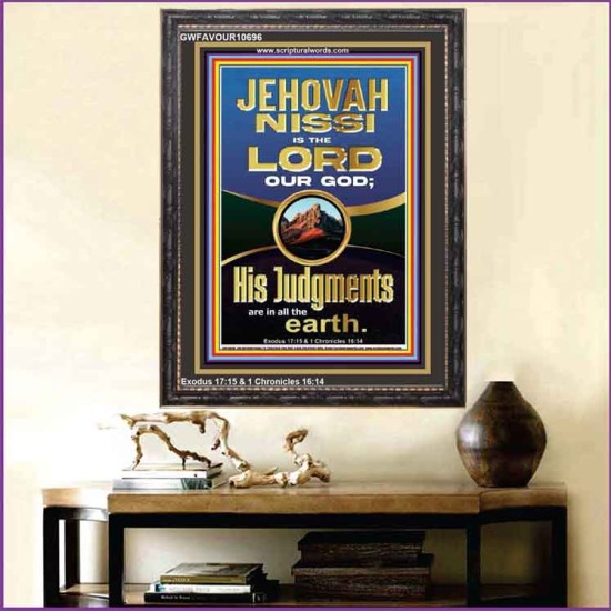 JEHOVAH NISSI IS THE LORD OUR GOD  Christian Paintings  GWFAVOUR10696  