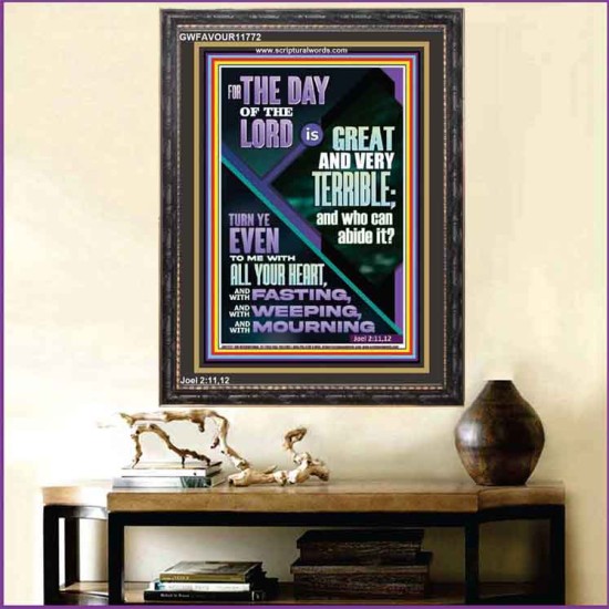 THE GREAT DAY OF THE LORD  Sciptural Décor  GWFAVOUR11772  