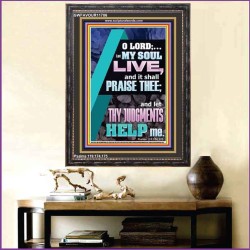 LET THY JUDGEMENTS HELP ME  Contemporary Christian Wall Art  GWFAVOUR11786  "33x45"