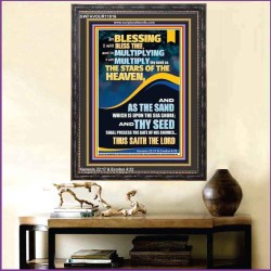 IN BLESSING I WILL BLESS THEE  Modern Wall Art  GWFAVOUR11816  "33x45"