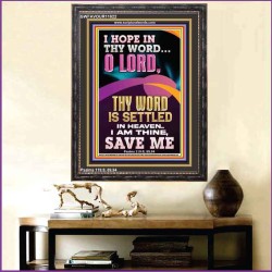 I AM THINE SAVE ME O LORD  Christian Quote Portrait  GWFAVOUR11822  "33x45"