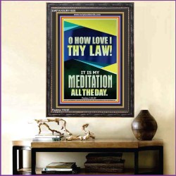 MAKE THE LAW OF THE LORD THY MEDITATION DAY AND NIGHT  Custom Wall Décor  GWFAVOUR11825  "33x45"