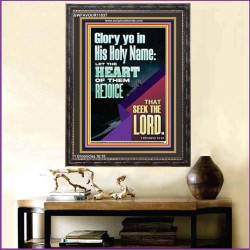 THE HEART OF THEM THAT SEEK THE LORD  Unique Scriptural ArtWork  GWFAVOUR11837  "33x45"