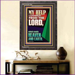 MY HELP COMETH FROM THE LORD MAKER OF HEAVEN AND THE EARTH  Eternal Power Portrait  GWFAVOUR11904  