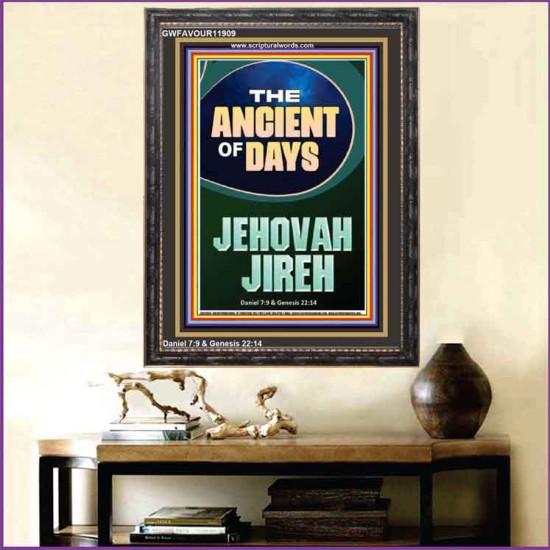 THE ANCIENT OF DAYS JEHOVAH JIREH  Unique Scriptural Picture  GWFAVOUR11909  