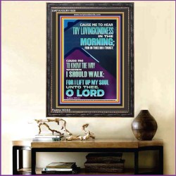 LET ME EXPERIENCE THY LOVINGKINDNESS IN THE MORNING  Unique Power Bible Portrait  GWFAVOUR11928  "33x45"