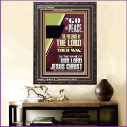 GO IN PEACE THE PRESENCE OF THE LORD BE WITH YOU  Ultimate Power Portrait  GWFAVOUR11965  "33x45"