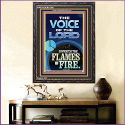 THE VOICE OF THE LORD DIVIDETH THE FLAMES OF FIRE  Christian Portrait Art  GWFAVOUR11980  "33x45"