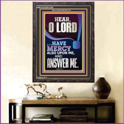 O LORD HAVE MERCY ALSO UPON ME AND ANSWER ME  Bible Verse Wall Art Portrait  GWFAVOUR12189  "33x45"