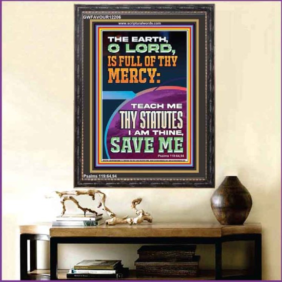 I AM THINE SAVE ME O LORD  Scripture Art Prints  GWFAVOUR12206  