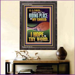 THOU ART MY HIDING PLACE AND SHIELD  Religious Art Portrait  GWFAVOUR12212  "33x45"