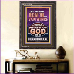 LET NO MAN DECEIVE YOU WITH VAIN WORDS  Church Picture  GWFAVOUR12226  "33x45"