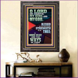 BLESSED IS THE MAN WHOSE STRENGTH IS IN THEE  Christian Paintings  GWFAVOUR12241  "33x45"